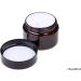 Kare & Kind Refillable Cosmetics Jars Kit | 4 Amber Glass Jars Lids & Labels | Perfect for Creams Oils & Powders - Buy Online on GoSupps.com