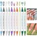 10Pcs/Set Nail Art Pens Set Nail Art 3D Painted Pen Drawing Nail Point Dotting Pen Pens DIY Metallic Nail Drawing Pen 3D Nail Art Set Nail Accessories Set 10 sticks - Buy Online on GoSupps.com