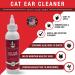 Warren London Cat Ear Cleaner with Aloe Vera | Gentle Ear Cleaning Solution for Cats & Kittens | Made in USA - Buy Online on GoSupps.com