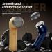 Mini Electric Beard Trimmer Wet Dry Dual Use Electric Mini Facial Hair Remover Automatic Grinding Blade Portable for Car Travel (Blue) - Buy Online on GoSupps.com