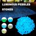 300 Colorful Fluorescent Stones - Bright Pebbles for Garden Sidewalks & Aquariums - 17x13mm Blue Decorative Stones - Buy Online on GoSupps.com