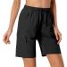 Women's Lightweight Quick Dry Hiking Cargo Shorts - Water Resistant w/ Zipper Pockets, Perfect for Camping, Travel, Golf - Black Medium - Buy Online on GoSupps.com