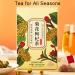 Chrysanthemum Wolfberry Flower Tea 14 Packs Bud Herbal Tea Leaves with Rock Sugar Triangle Bag for Home Office - Buy Online on GoSupps.com