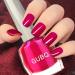 Pink Red Nail Varnish - Shimmer Pearl Nail Polish - Bright Pink Pearlescent Nail Polish Quick Dry - Oil Base Breathable Nail Polish Long Lasting No Chip No Bake For Manicure Home Hot Pink - Buy Online on GoSupps.com