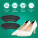 Premium Heel Grip Cushion Pads - Prevent Blisters & Secure Loose Shoes | 4 Pairs Self-Adhesive in Black/Beige - Buy Online on GoSupps.com