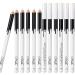 FashionCha 2xlot 12pcs Waterproof Highlight Eyeshadow Eyeliner Pencil Makeup Stick White 12pcs - Buy Online on GoSupps.com