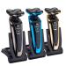 Buy 5D Rotary Electric Shaver for Men - Cordless Waterproof LED Display Pop-up Trimmer - Ideal for Bald Heads - Silver - Buy Online on GoSupps.com