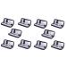 LAMELLIS 10X Insulin Cooler Travel Case Diabetic Medication Organizer Cooler Bag Navy Blue
