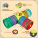 22PCS BWOGUE Cat Toys Set - Interactive Collapsible 3 Way Cat Tunnels, Feather Toy, Crinkle Balls, Bells & More for Indoor Cats, Kittens, and Small Pets - Buy Online on GoSupps.com