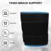 Supregear Thigh Wraps Support - Adjustable 2 Pack Compression Sleeve Brace for Thigh & Hamstring | Non-Slip Neoprene Upper Leg Slimmer for Muscle Injury Recovery - Black - Buy Online on GoSupps.com