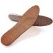 Leather Insole Invisible Increase Insoles - 1cm Height - Brown - for Casual Sneaker Sport Shoes - Men or Women - Buy Online on GoSupps.com