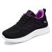 DHAEY Women's Orthopedic Sneakers Arch Support Plantar Fasciitis Air Cushion Walking Shoes Orthopedic Diabetic Walking Shoes Fashion Sneaker 8.5 Purple