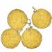 5.4 Inch Natural Sea Wool Sponge with Lanyard Bath Sponges Exfoliating Cleaning Body Scrubber Body Sponge Kind on Skin 4 Pcs