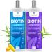 Hair Growth Shampoo and Conditioner Set - Biotin Shampoo for Thinning Hair and Hair Loss - Sulfate Free Shampoo for Color Treated Hair and Deep Conditioner for Dry Damaged Hair - Made in USA (16 oz) 16 Fl Oz (Pack of 2)