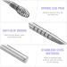 5PCS Ciieeo Spiral Ear Wax Removal Tool - Professional Stainless Steel Cleaner for Ear Massage - Silver - Buy Online on GoSupps.com