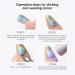 Glue for Press On Nails | Clear Glue for Nail Tips Solid Gel Nail Glue | Multipurpose and Safe Press On Nails Nail Tips Glue Mild for Salon Home Use Aezon - Buy Online on GoSupps.com