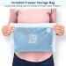 Iowa Corn Baby Heating Pad - Microwavable & Reusable - Weighted Heat for Back Pain & Cramps - Oasis Blue - Buy Online on GoSupps.com
