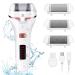 Horn skin remover electrical aottom of waterproof electrical foot filen remover Recharged pedicure Tools of dead professional skin remover for foot care with 3 roller heads 1 piece (1 Pack)