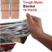 Leberna Emergency Blanket Survival Gear 10-Pack | Foil Mylar Thermal Blankets 63 x 87 | Double-Sided Tact Bivvy for Outdoors, Hiking, NASA Space Missions | First Aid Essential - Buy Online on GoSupps.com