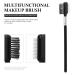 Lurrose 3Pcs Eyebrow Brush Set - Dual Eyelash Comb & Eye Shadow Brush for Perfect Brows & Lashes - International Shipping Available - Buy Online on GoSupps.com