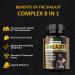 AG Nature Shilajit Pure Himalayano - Original 90 CPS | 1520 mg Complex 8-in-1 with Ashwagandha Rhodiola Turmeric Nettle Ginkgo Biloba & Panax Ginseng for Energy & Wellness - Buy Online on GoSupps.com