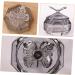 FRCOLOR Crystal Glass Manicure Cup Dappen Dish Zinc Alloy Nail Manicure Tools - Buy Online on GoSupps.com