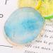 Resin Stone Manicure Palette Gilded Edge Nail Art Pallet Nail Art Mixing Palette Nail Art Paint Palette for Lipstick Pigment Mixing(Blue) - Buy Online on GoSupps.com