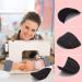 BeeSpring 4 PCS Black Covered Shoulder Pads - Sewing Foam Polyester Pads - Buy Online on GoSupps.com