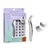 i-ENVY Press&Go Self Adhesive Eyelashes and Applicator Kit No Glue False Eyelash Clusters Easy Application 1 Step Press-On Lashes No Damage or Residue (Every Day Natural)