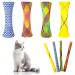 AGYM Cat Spring Toys, 40 or 20 Packs for Indoor Cats, Colorful & Durable Plastic Spring Coils Attract Cats to Swat, Bite, Hunt, Interactive Spring Toys for Cats and Kittens