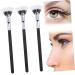 3pcs Eyelash Brush Eye Makeup Brushes Eyelash Extension Brush Eyelash Fan Brush Mascara Brush for Lashes Mascara Fan Brush Lash Separator Tool Folding Angle Scalloped Lash Brush
