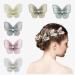 6 Pieces Small Baby Hair Clips.Butterfly Hair Clips  Cute Hair Accessories for Girls  Kids  Teens  Women. Butterfly Hair Clips for Women Wedding Party DIY Hair Accessories