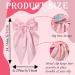 2Pcs Big Hair bow Hair Bows for Women Bow Hair Clip Elegant Solid Color French Barrette Bows For Hair With Long Silky Satin Hair Barrettes Accessories Bow Hair Clips for Women Girls(Pink+ Hot-pink) - Buy Online on GoSupps.com