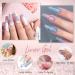 Rechoo 2pcs Liner Nail Gel Polish-10ml Blue & Pink Reflective Glitter Gel Polish - Sparkly Soak Off Shellac for French Nail Art - Nail Design for Beginners & Professionals - G-2 Blue & Pink Glitter - Buy Online on GoSupps.com