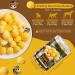 Freeze-Dried Quail Egg Yolk for Cats and Dogs Training 240g Healthy Tasty Freeze-Dried Pet Food Limited Ingredient Quail Egg Yolk Natural High Protein Pet Treats Snacks for Dogs Cats - Buy Online on GoSupps.com