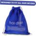 VINTORKY 1pc Hair Dryer Storage Bag Canvas Rucksack Blow Dryer Bag Drawstring Bag Black Backpack 33.00X30.00X0.50CM Blue - Buy Online on GoSupps.com