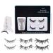 Natural Look Magnetic Eyelashes - Magnetic Eyelashes Kit With Applicator | Easy To Wear Lumentes Magnetic Eyelashes | No Glue Natural Look Lashes For Travel And Parties Confident Look