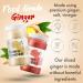 Fusion Select Sushi Ginger - Natural Sliced Gari 12oz (Pink 1Pk) | Non-GMO Spicy & Sweet Pickled Ginger for Sushi - Side Dish for Sashimi - Buy Online on GoSupps.com