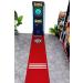 Morimoe 300x66cm Red Dart Mat with Throw/Toe Lines - Premium Quality - Buy Online on GoSupps.com