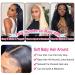 Muokass 4x4 HD Lace Closure Wig 18 inch - 180% Density Straight Brazilian Virgin Hair - Natural Color, Pre Plucked, Glueless, Elastic Bands - for Black Women - Buy Online on GoSupps.com