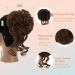 S-Noilite Messy Bun Hair Piece Claw Clip Updo Chignon Curly Wavy Scrunchies Synthetic Ponytail - Light Brown 12 - Buy Online on GoSupps.com