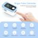 Wawech Fingertip Oximeter Pulse Oximeter with LED Display Heart Rate Monitor Professional Fingertip Oximeter - Buy Online on GoSupps.com