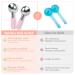 Unbreakable Stainless Steel Ice Globes for Face - Best Facials for Puffiness & Wrinkles | Pink Ice Balls for Skin Care Neck & Eyes - Buy Online on GoSupps.com