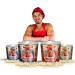 The Popcorn Chef's Movie Mega Bucket 500g Salted & Sweet Mixed Popcorn Includes 12 Tubs and Scoop Mac-Corns Traditionally Popped Popcorn - Buy Online on GoSupps.com