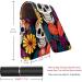 Colorful Skull Leather Lipstick Case Organizer with Mirror | Mini Lip Gloss Holder | Stylish Makeup Storage | R568f8rofn - Buy Online on GoSupps.com