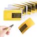 120 pieces nail stencils modeling stencil self-adhesive for gel nails & nail extension Golden stencils