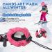 Buy BQA Waterproof Children Ski Gloves - Warm Tear-Resistant Snowboard Gloves for Girls - Extra Long Cuff Pink - Buy Online on GoSupps.com