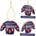 Alipis 4pcs Pendant Resin Xmas Design Party Home Christmas Pendants Sweater Tree Ornament Festival Hanging Bluex4pcs 9x6cmx4pcs - Buy Online on GoSupps.com