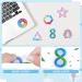Buy Sensory Stickers - 48 Self-Adhesive Mood Stickers for Calming Relief | Safe & Fun for Kids & Adults | 6 Unique Styles - Buy Online on GoSupps.com