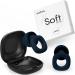 Soft Ear Plugs for Noise Reduction | 28dB Noise Cancelling | Flexible & Reusable | Ideal for Sleep and Noise Sensitivity | Food-Grade Silicone | Blue - Buy Online on GoSupps.com